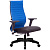 Кресло руководителя Метта комплект 19/2D PL, синий/черный | Защита-Офис - интернет-магазин сейфов, кресел, металлической 