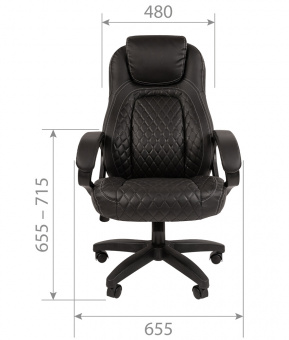 Кресло руководителя Chairman 432, черный | Защита-Офис - интернет-магазин сейфов, кресел, металлической и офисной мебели в Казани и Йошкар-Оле