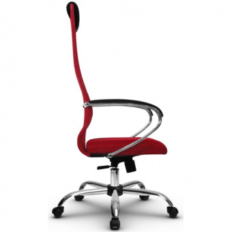 Кресло руководителя Metta SU-BK CH 8, красный | Защита-Офис - интернет-магазин сейфов, кресел, металлической и офисной мебели в Казани и Йошкар-Оле