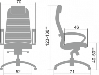 Кресло руководителя Samurai K-1.03, бежевый | Защита-Офис - интернет-магазин сейфов, кресел, металлической и офисной мебели в Казани и Йошкар-Оле