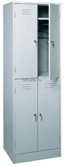 Шкаф для раздевалки ШРМ-24 | Защита-Офис - интернет-магазин сейфов, кресел, металлической и офисной мебели в Казани и Йошкар-Оле
