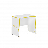 Стол STG 7050 белый/желтый бриллиант 700*500*595/695 Skilll | Защита-Офис - интернет-магазин сейфов, кресел, металлической 