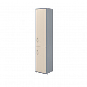Шкаф колонка с глухой средней и малой дверьми СУ-1.3(R) клен/металлик 406*365*1975 Imago | Защита-Офис - интернет-магазин сейфов, кресел, металлической 