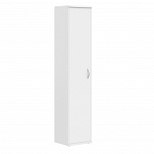 Шкаф колонка с глухой дверью СУ-1.9(L) белый 406*365*1975 Imago | Защита-Офис - интернет-магазин сейфов, кресел, металлической 