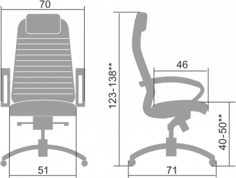Кресло руководителя Samurai KL-1.03, черный | Защита-Офис - интернет-магазин сейфов, кресел, металлической и офисной мебели в Казани и Йошкар-Оле