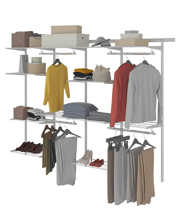 Гардеробная система Max G240 белая Гардеробная система Max G240 белая | Защита-Офис - интернет-магазин сейфов, кресел, металлической