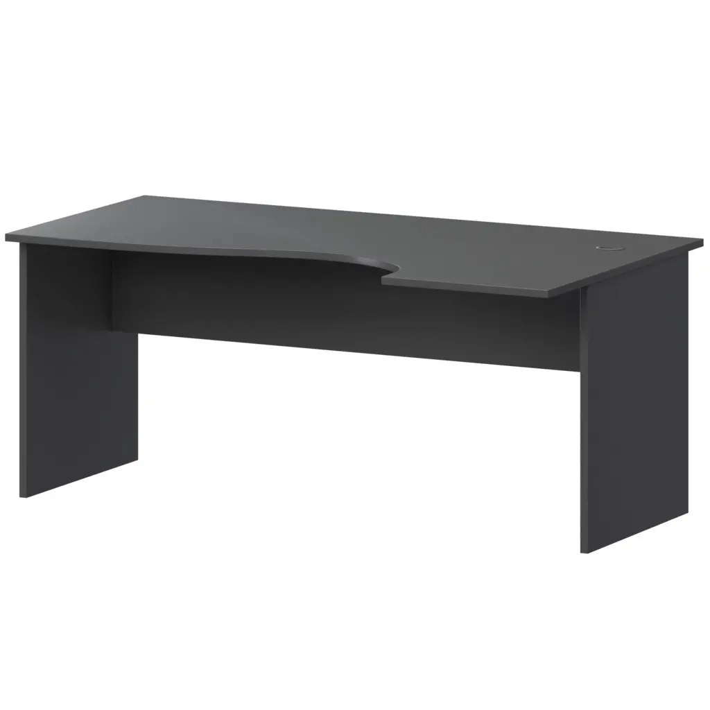 Стол эргономичный правый А-202.ПР Антрацит 1600x900x760 Арго | Защита-Офис - интернет-магазин сейфов, кресел, металлической 