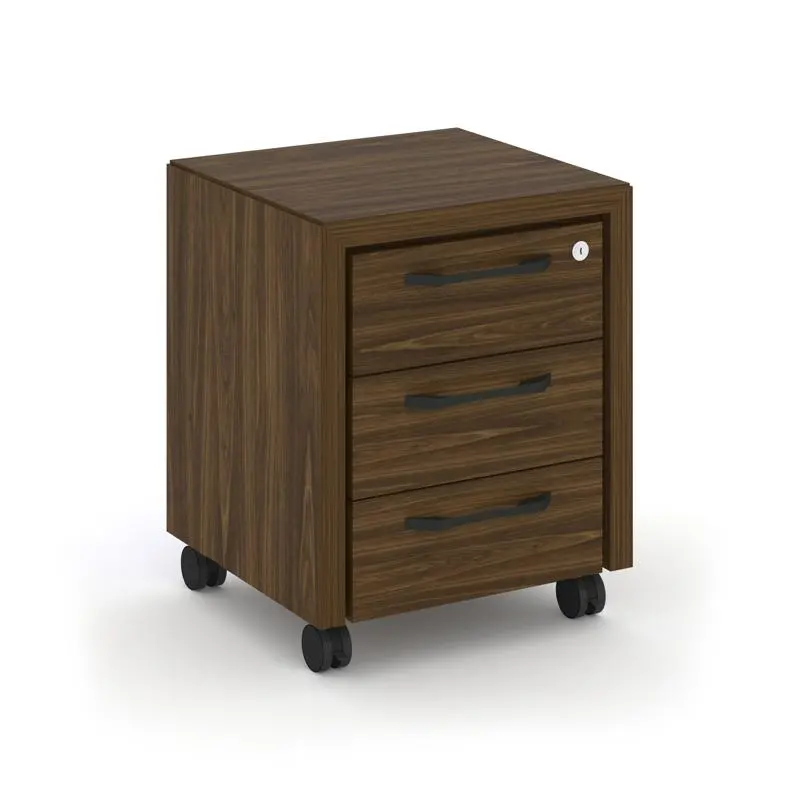 Corner Тумба мобильная COR.TM-1 Орех Лоренцо 480*450*600 | Защита-Офис - интернет-магазин сейфов, кресел, металлической 