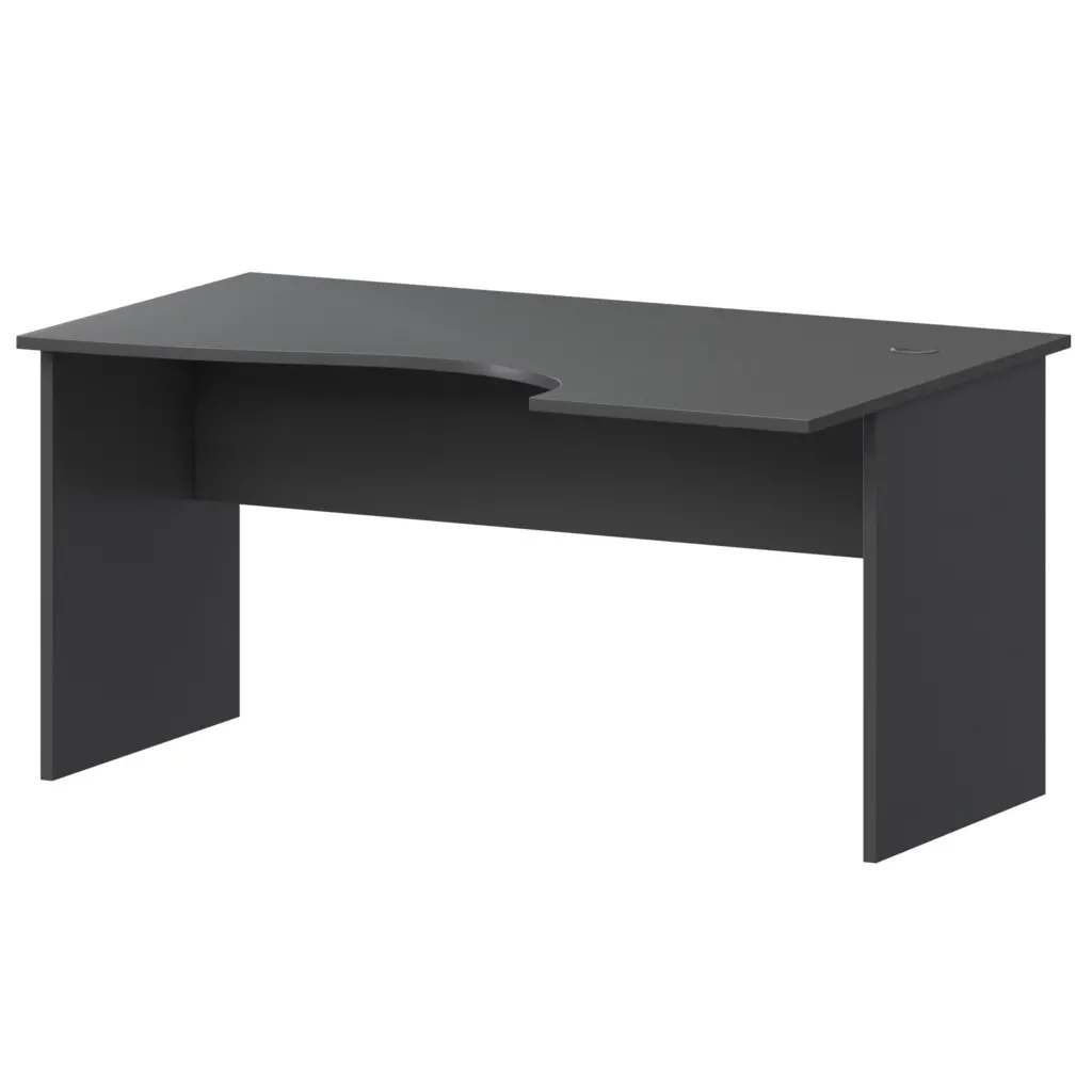 Стол эргономичный правый А-200.ПР Антрацит 1400x900x760 Арго | Защита-Офис - интернет-магазин сейфов, кресел, металлической 