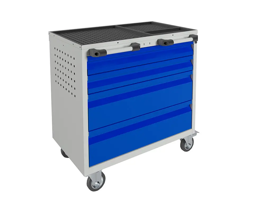 Тележка инструментальная WDS-4 | Защита-Офис - интернет-магазин сейфов, кресел, металлической 