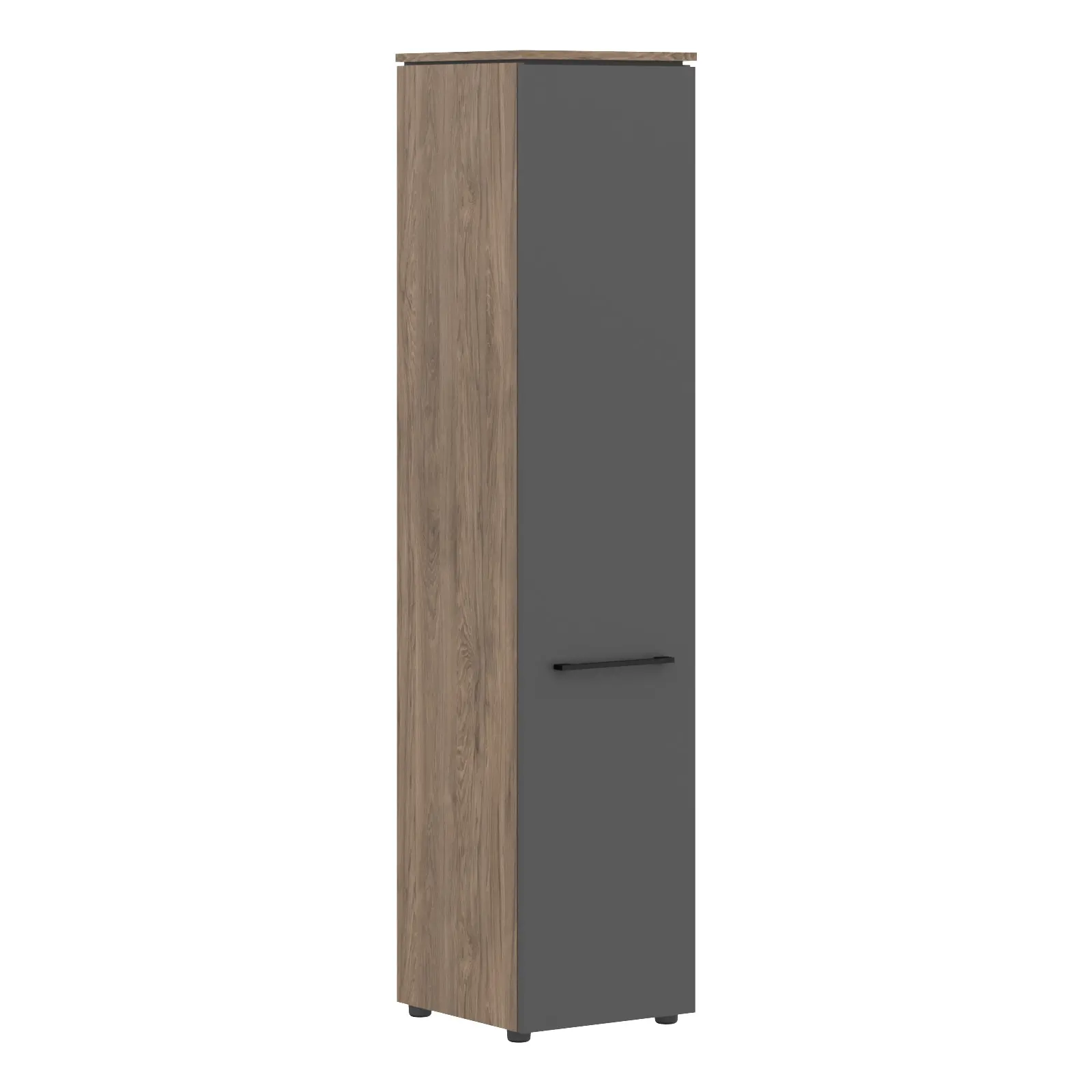 Шкаф колонка с глухой дверью MHC 42.1 Антрацит/Кария Пальмира 429х423х1956 MORRIS TREND | Защита-Офис - интернет-магазин сейфов, кресел, металлической 