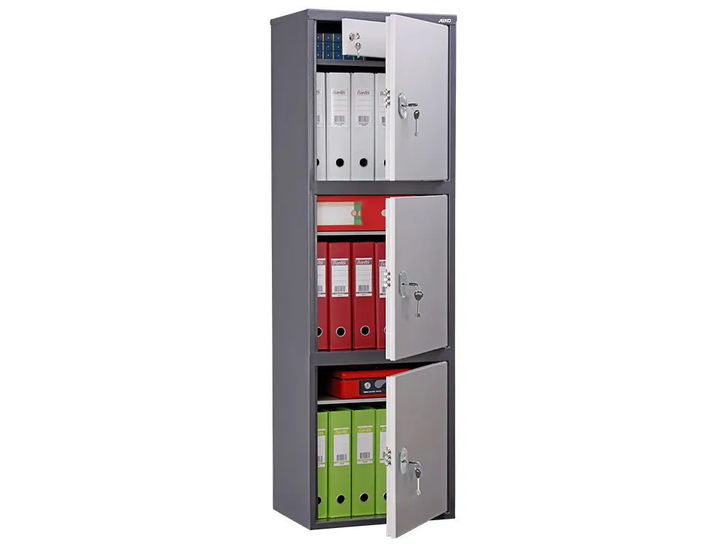 Бухгалтерский шкаф Aiko SL-150/3Т | Защита-Офис - интернет-магазин сейфов, кресел, металлической 