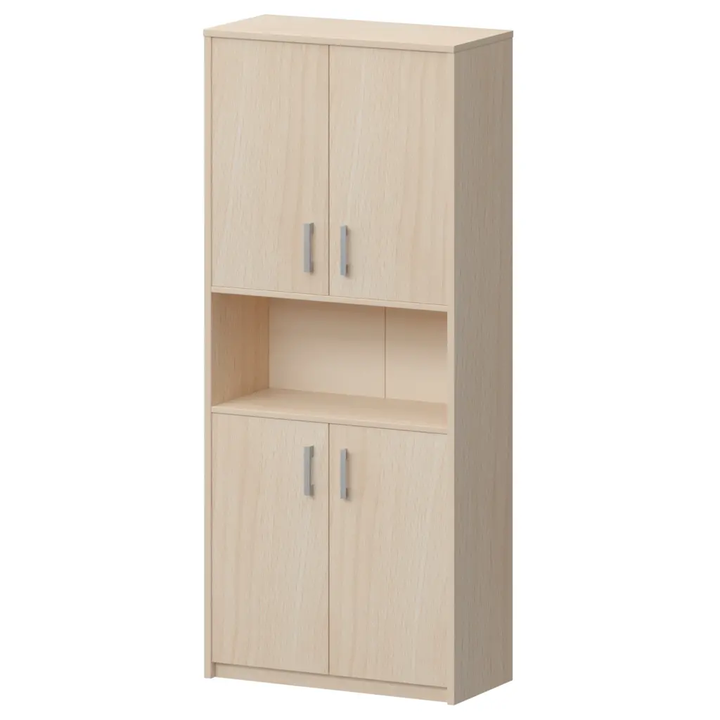 Шкаф с нишей А-312 Бук 770x370x2000 Арго | Защита-Офис - интернет-магазин сейфов, кресел, металлической 