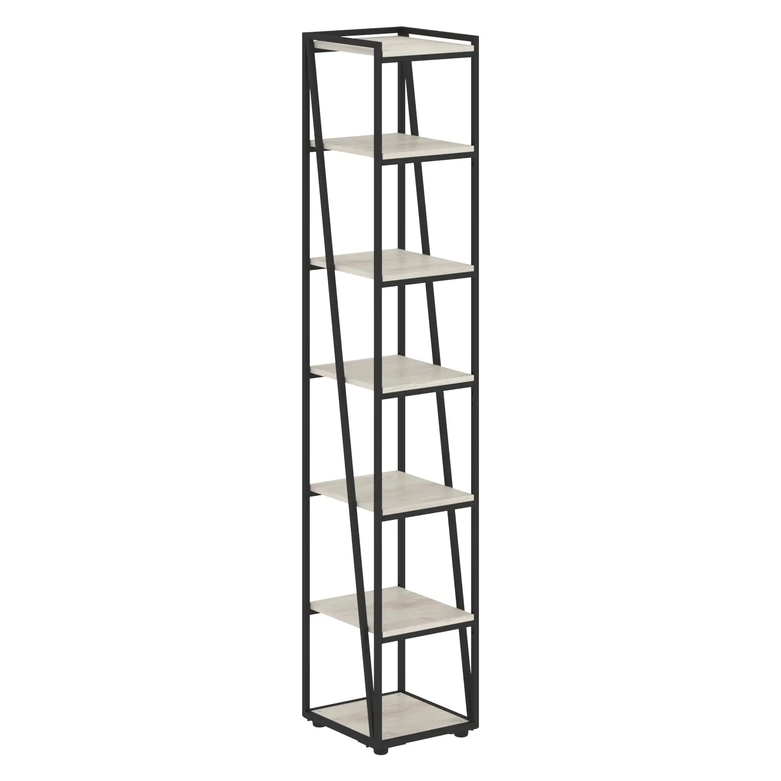 Стеллаж LMHC 40 Сосна Эдмонт/Черный 400х430х2253 LOFTIS | Защита-Офис - интернет-магазин сейфов, кресел, металлической 