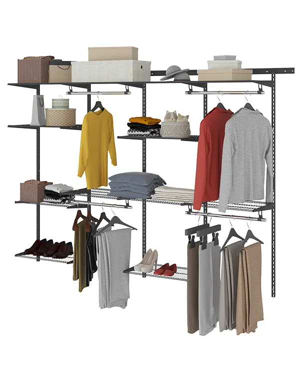 Гардеробная система Max G240 графит Гардеробная система Max G240 графит | Защита-Офис - интернет-магазин сейфов, кресел, металлической