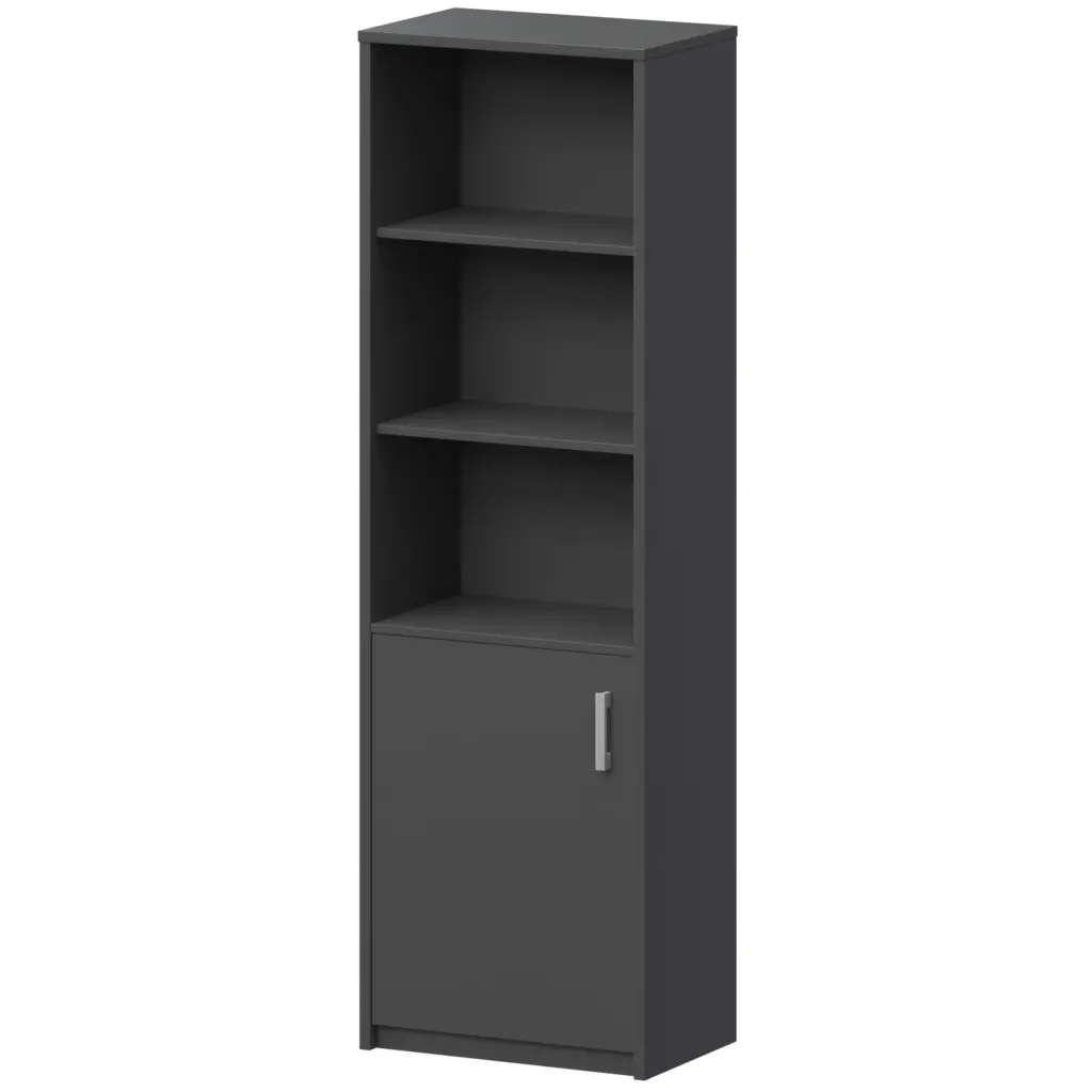 Шкаф А-321 Антрацит 560x370x2000 Арго | Защита-Офис - интернет-магазин сейфов, кресел, металлической 