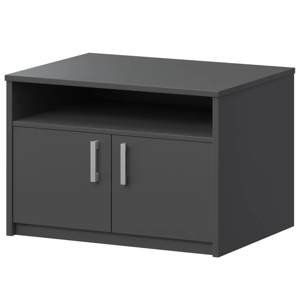 Тумба под оргтехнику АТ-10 Антрацит 800x600x600 Арго | Защита-Офис - интернет-магазин сейфов, кресел, металлической 