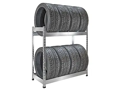 Стеллаж SB 1153Х1167Х525 для хранения 8 шин оцинкованный | Защита-Офис - интернет-магазин сейфов, кресел, металлической 