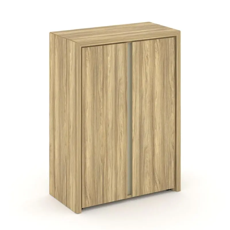 Corner Шкаф средний широкий COR.ST-2.3 Гикори Песочный/Ваниль 900*450*1231 | Защита-Офис - интернет-магазин сейфов, кресел, металлической 