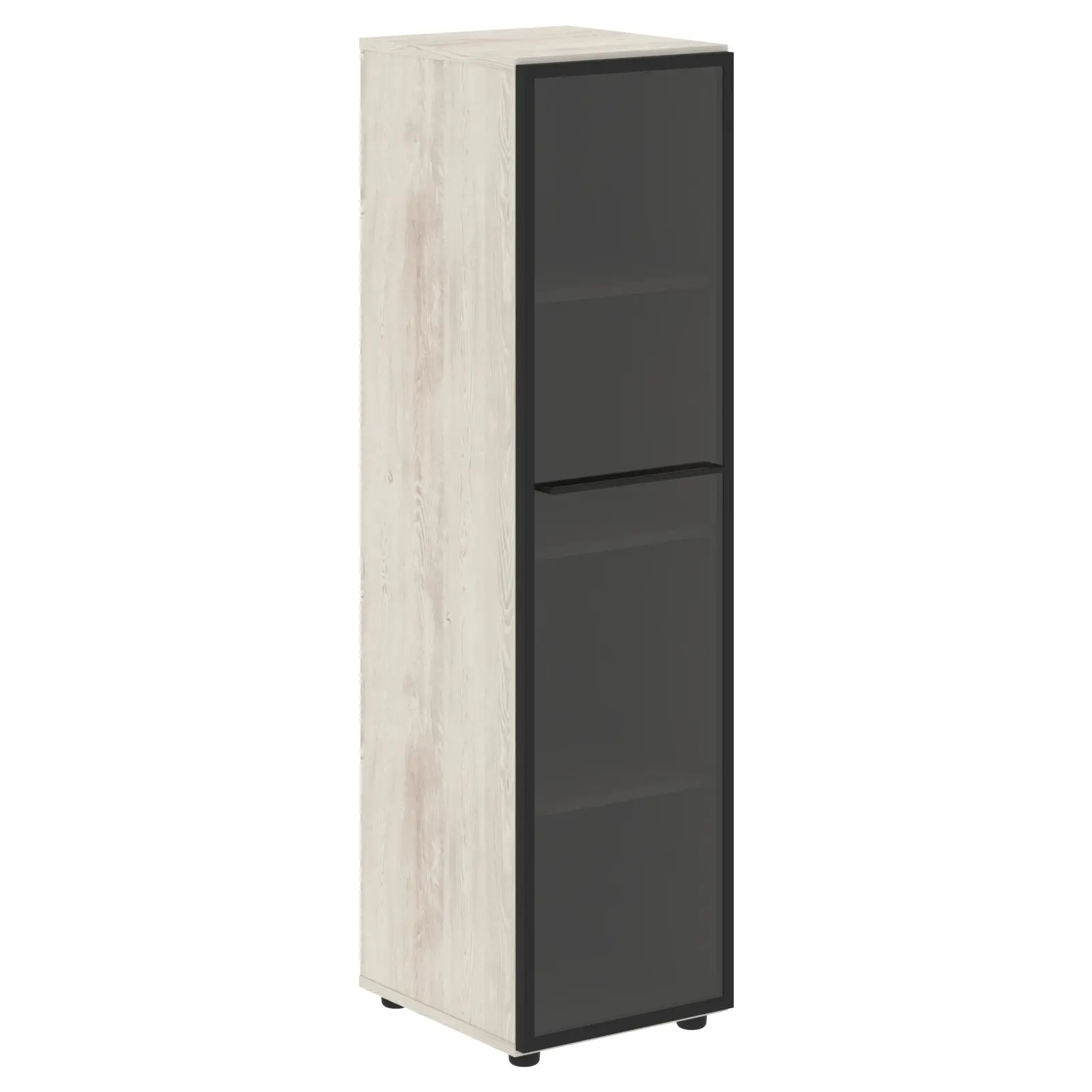 Шкаф колонка со стеклянной дверью LMC 40.2(L) Сосна Эдмонт 400х430х1517 LOFTIS | Защита-Офис - интернет-магазин сейфов, кресел, металлической 