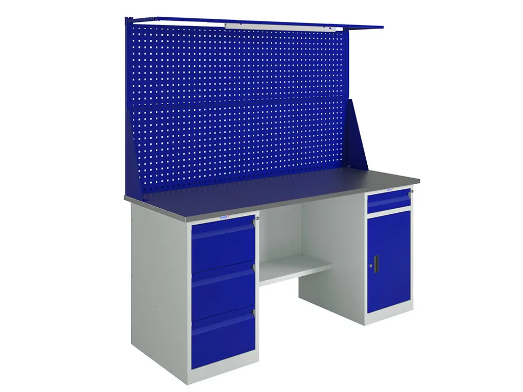 Верстак слесарный Profi (№802) WT180.WD3/WD2.021 | Защита-Офис - интернет-магазин сейфов, кресел, металлической 