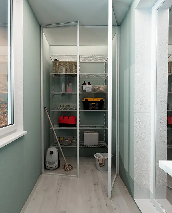 Гардеробная система Балкон 1 Гардеробная система Балкон 1 | Защита-Офис - интернет-магазин сейфов, кресел, металлической