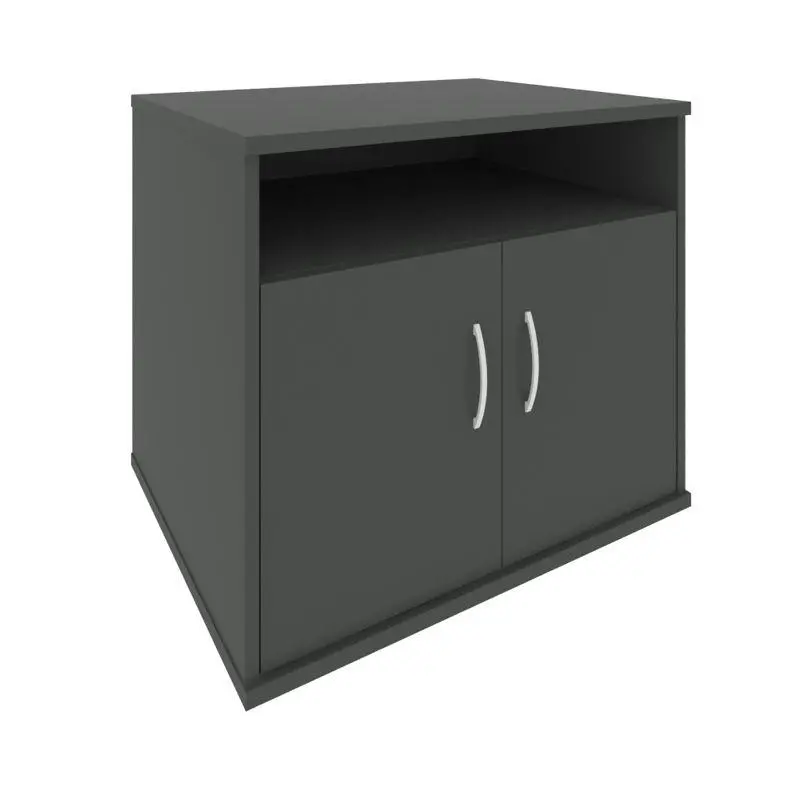 Riva Тумба сервисная, с дверьми А.ТМ-1-S Антрацит 770*600*685 | Защита-Офис - интернет-магазин сейфов, кресел, металлической 