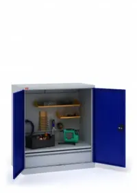 Шкаф инструментальный ИП-1-0.5/2 | Защита-Офис - интернет-магазин сейфов, кресел, металлической и офисной мебели в Казани и Йошкар-Оле
