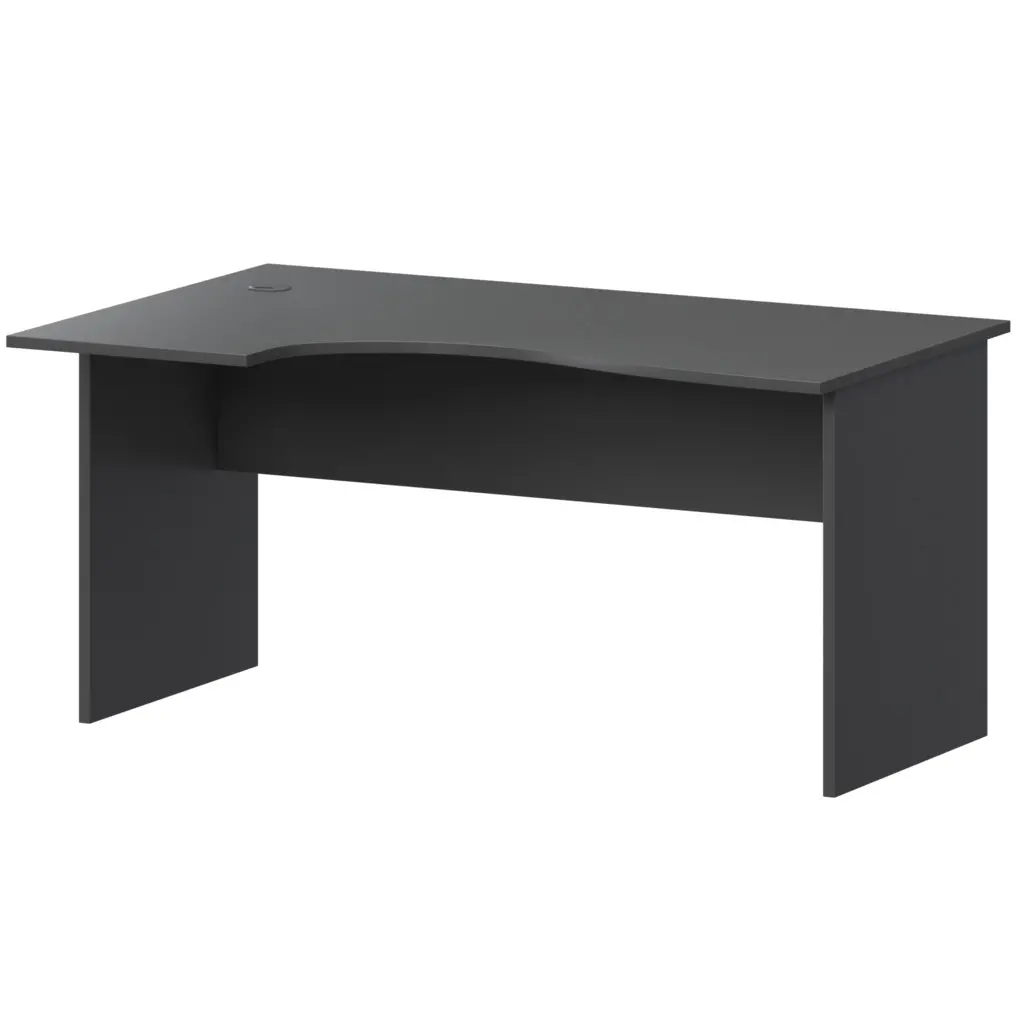 Стол эргономичный левый А-200.ЛВ Антрацит 1400x900x760 Арго | Защита-Офис - интернет-магазин сейфов, кресел, металлической 