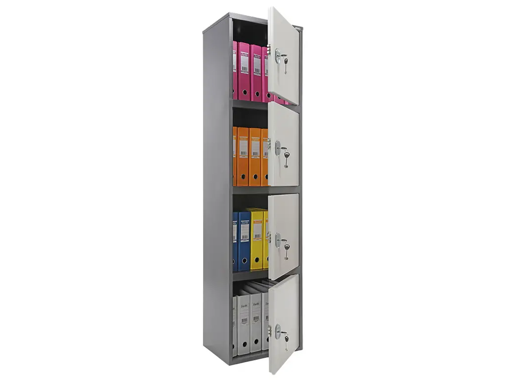 Бухгалтерский шкаф Aiko SL-185/4 | Защита-Офис - интернет-магазин сейфов, кресел, металлической 