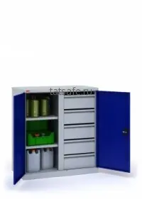 Шкаф инструментальный ИП-2-0.5/1 | Защита-Офис - интернет-магазин сейфов, кресел, металлической и офисной мебели в Казани и Йошкар-Оле