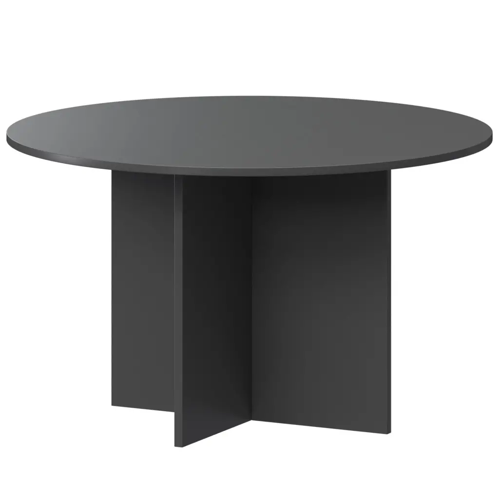 Стол для переговоров А-029 Антрацит 1200x1200x760 Арго | Защита-Офис - интернет-магазин сейфов, кресел, металлической 