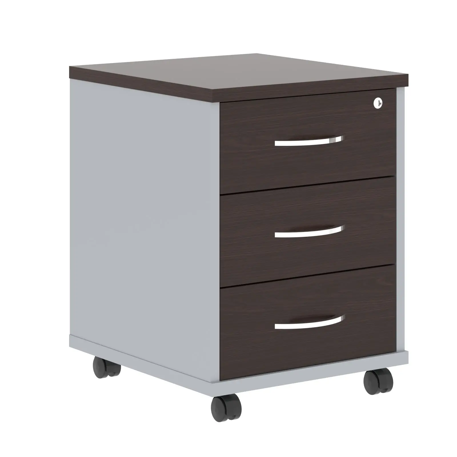 Тумба подкатная ТМ-3 венге магия/металлик с фолдингом 412*450*551 Imago | Защита-Офис - интернет-магазин сейфов, кресел, металлической 