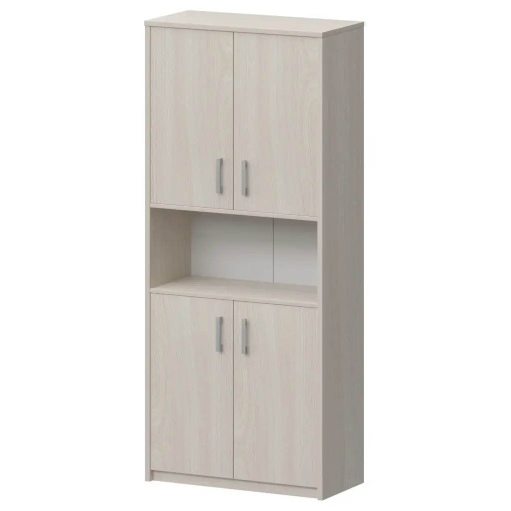 Шкаф с нишей А-312 Ясень шимо 770x370x2000 Арго | Защита-Офис - интернет-магазин сейфов, кресел, металлической 