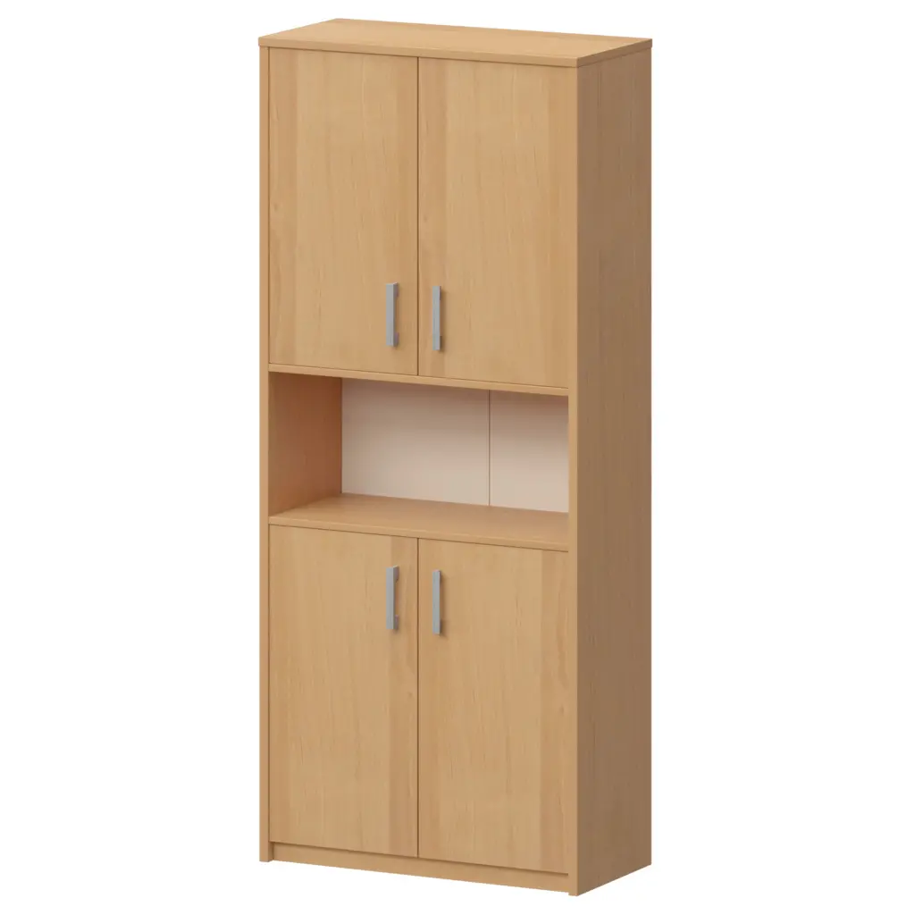 Шкаф с нишей А-312 Ольха 770x370x2000 Арго | Защита-Офис - интернет-магазин сейфов, кресел, металлической 