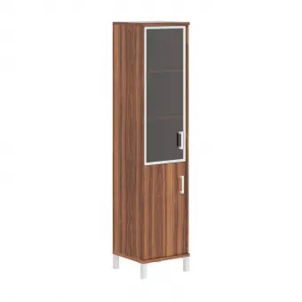 Шкаф-колонка комбинированная B 431.4(L) орех даллас 475*450*2054 Born | Защита-Офис - интернет-магазин сейфов, кресел, металлической и офисной мебели в Казани и Йошкар-Оле