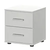 Тумба с двумя ящиками Н-3260 Белый 400x390x450 Арго HOME | Защита-Офис - интернет-магазин сейфов, кресел, металлической 