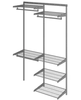 Гардеробная система Optima G120 графит | Защита-Офис - интернет-магазин сейфов, кресел, металлической и офисной мебели в Казани и Йошкар-Оле