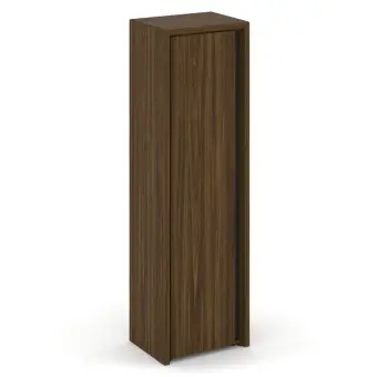 Corner Шкаф высокий узкий COR.SU-1.9 (L) Орех Лоренцо/Графит 600*450*2000 | Защита-Офис - интернет-магазин сейфов, кресел, металлической и офисной мебели в Казани и Йошкар-Оле