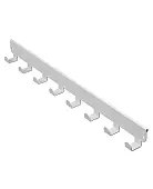 Панель с крючками боковая GHB-40 белая Панель с крючками боковая GHB-40 белая | Защита-Офис - интернет-магазин сейфов, кресел, металлической