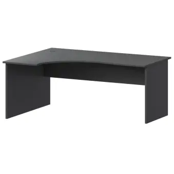 Стол эргономичный левый А-201.ЛВ Антрацит 1600x1200x760 Арго | Защита-Офис - интернет-магазин сейфов, кресел, металлической и офисной мебели в Казани и Йошкар-Оле
