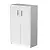 Стеллаж закрытый А-304+А-604 Белый 770x370x1220 Арго | Защита-Офис - интернет-магазин сейфов, кресел, металлической 