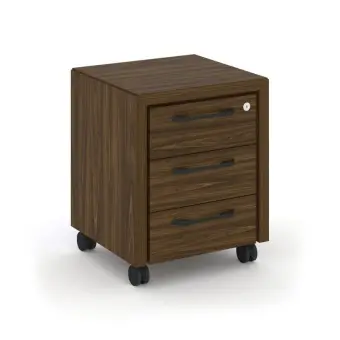 Corner Тумба мобильная COR.TM-1 Орех Лоренцо 480*450*600 | Защита-Офис - интернет-магазин сейфов, кресел, металлической и офисной мебели в Казани и Йошкар-Оле
