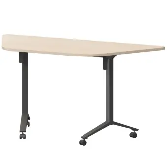 Стол мобильный складной трапециевидный МБ22-127.58Т бук/антрацит | Защита-Офис - интернет-магазин сейфов, кресел, металлической и офисной мебели в Казани и Йошкар-Оле