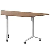 Стол мобильный складной трапециевидный МБ22-127.58Т орех гварнери/белый Стол мобильный складной трапециевидный МБ22-127.58Т орех гварнери/белый | Защита-Офис - интернет-магазин сейфов, кресел, металлической