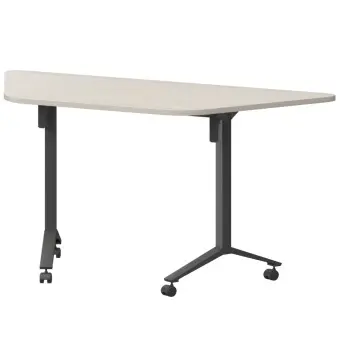 Стол мобильный складной трапециевидный МБ22-127.58Т ясень шимо/антрацит | Защита-Офис - интернет-магазин сейфов, кресел, металлической и офисной мебели в Казани и Йошкар-Оле