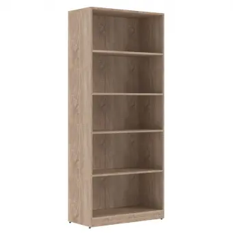 Стеллаж широкий SR-5W дуб сонома светлый 770*359*1815 Simple | Защита-Офис - интернет-магазин сейфов, кресел, металлической и офисной мебели в Казани и Йошкар-Оле