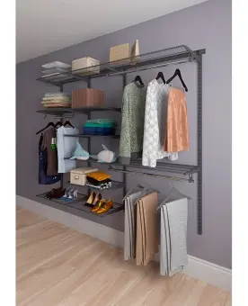 Гардеробная система Max G210 графит | Защита-Офис - интернет-магазин сейфов, кресел, металлической и офисной мебели в Казани и Йошкар-Оле