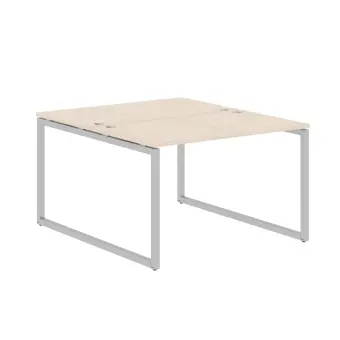 Стол 2-х местный XQWST 1214 Бук тиара/Алюминий 1200х1406х750 XTEN-Q | Защита-Офис - интернет-магазин сейфов, кресел, металлической и офисной мебели в Казани и Йошкар-Оле