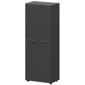 Шкаф для одежды KZS-46 Графит 598x380x1595 Кортез | Защита-Офис - интернет-магазин сейфов, кресел, металлической и офисной мебели в Казани и Йошкар-Оле
